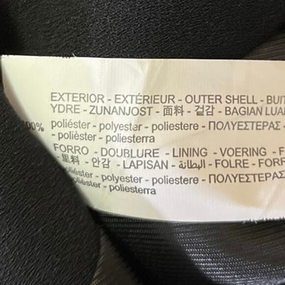 Zara Black Double Breasted Career Office Business Blazer Coat Jacket Top Size S - Picture 4 of 4